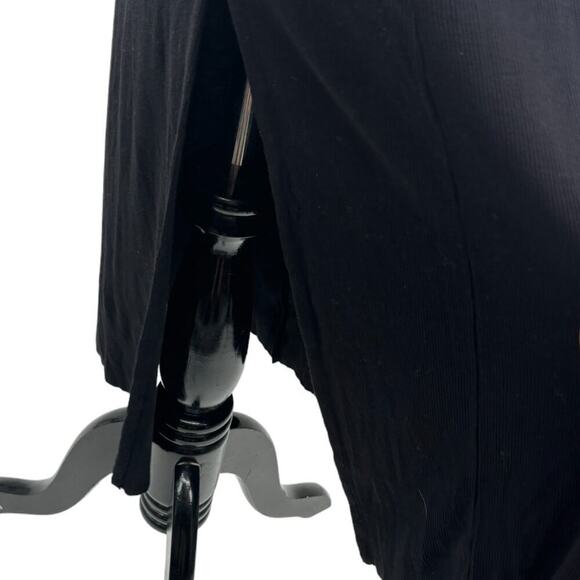 l*space Robyn Black Notch Neck T-Shirt Dress S - Picture 8 of 11